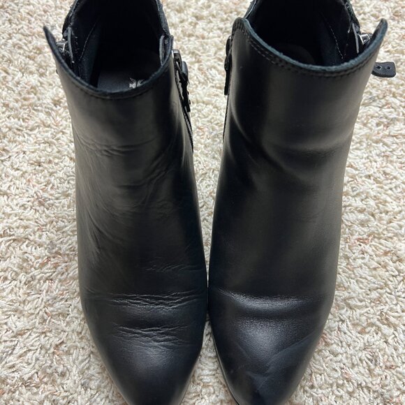 Frye Judith Black Leather Ankle Boots – Size 10M - Picture 13 of 13